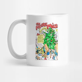 The Pie-Face Prince at Christmas time retro vintage comic book Mug